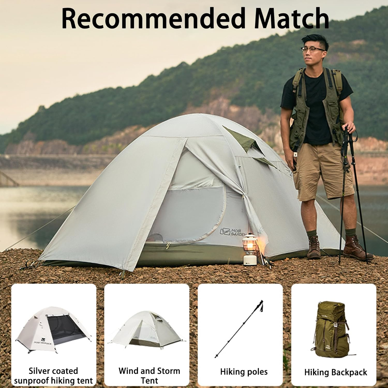 Windhike R2.6 3-Season Foam Sleeping Pad, 1Inch Thickened Ultralight Closed Cell Camping Mattress with Bandage, Waterproof Thermal Folding Sleeping Pad Suitable for Camping, Backpacking image number 3