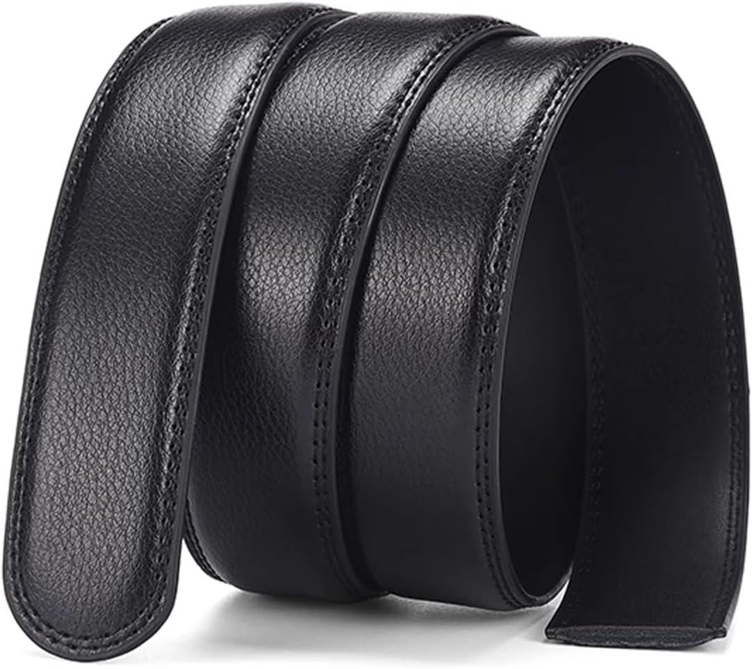 Ekdirect Pack of 2 Men'S Replacement Belt without Buckle Leather Automatic Belt image number 1