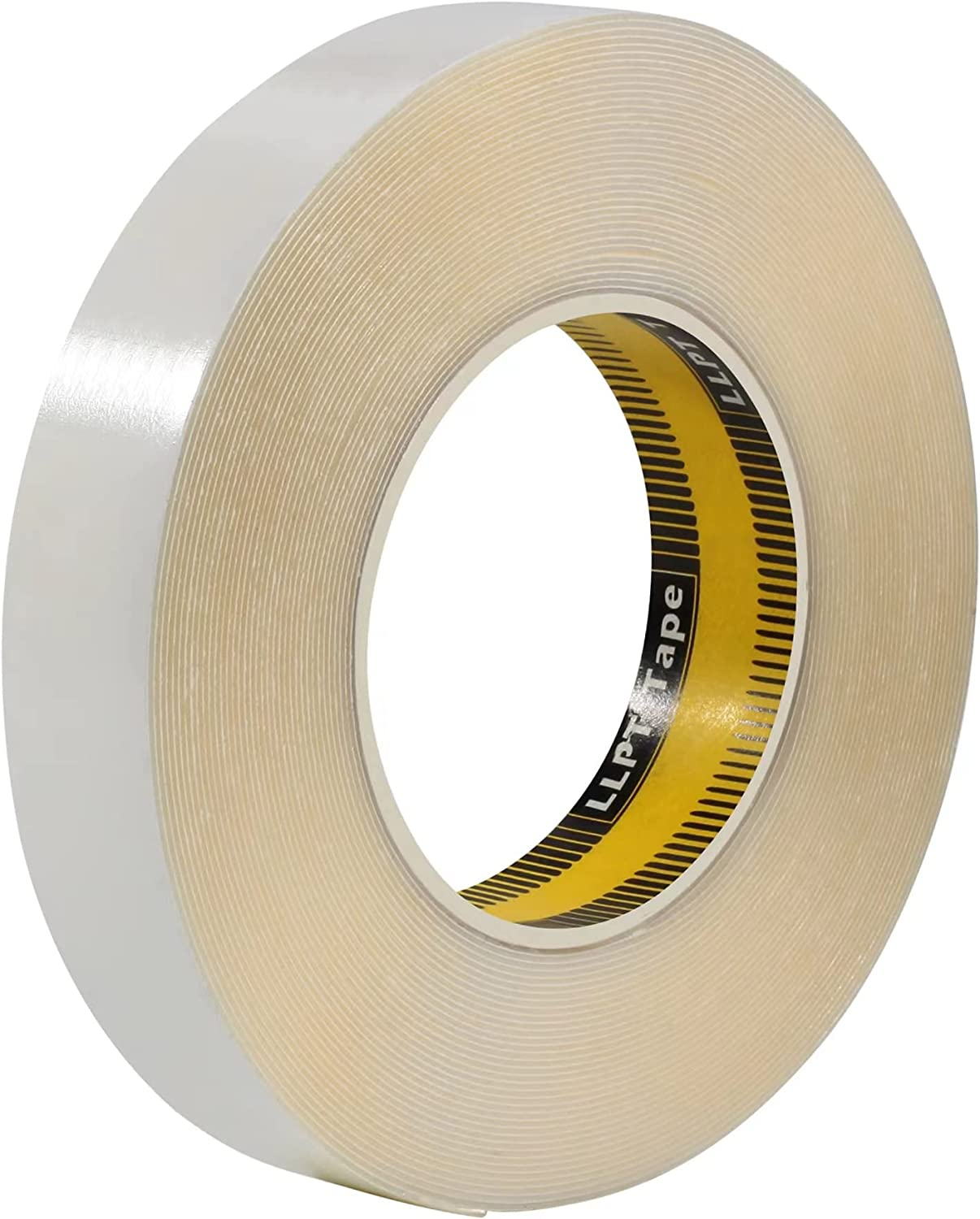 LLPT Double Sided Tape Clear Acrylic Strong Mounting Tape 1 Inch X 550 Inch Multiple Removable Residue Free Waterproof Outdoor Indoor Adhesive(Wa150)