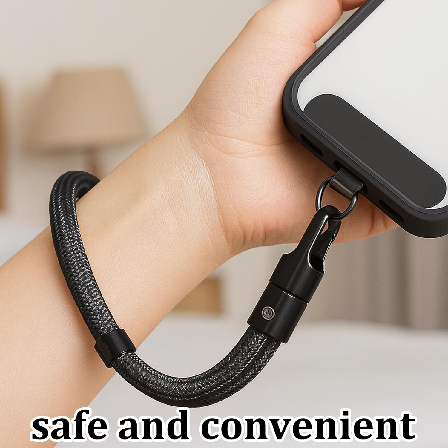 4 Pack Adjustable Phone Lanyard, anti Theft Wrist Strap for Smartphones and Cameras, Universal Phone Strap with Quick Release Buckle, Durable Mobile Phone Accessory for Travel and Workouts image number 5