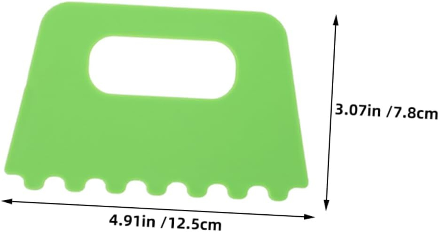 Bestonzon 12Pcs Plastic Painting Scraper Tools Kit Boy Girl Craft Paint Scrapers for Arts Crafts Diy Plastic Boys and Girls Paint Brush for Sand Painting and Drawing image number 5