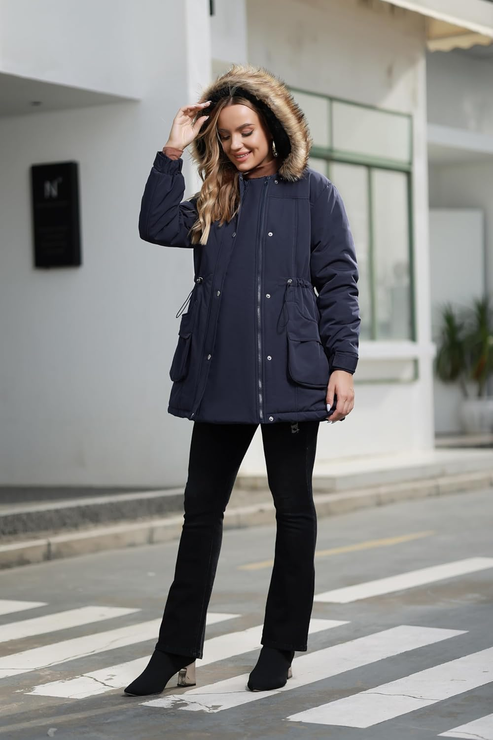 Maacie Maternity Jacket, All-Weather Functional Jacket for Mum and Baby, Maternity & Baby Wear, Waterproof, All-Weather 3-In-1 Carrying Jacket, Women'S Jacket image number 1