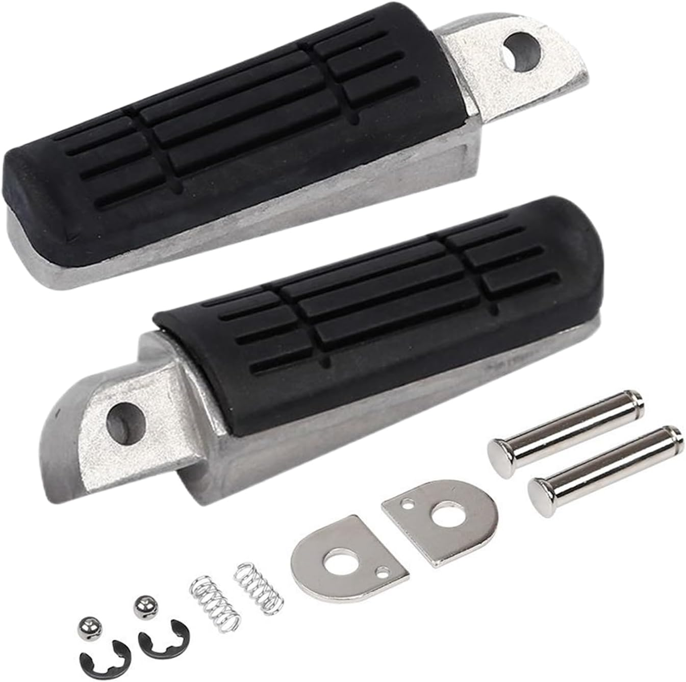 Motorcycle Foot Pegs,Motorcycle Foot Pegs Pedal - Accessories Modification for Sport Riding Riders Automotive Passengers Road Dirtbike Bicycle - Step Back image number 5