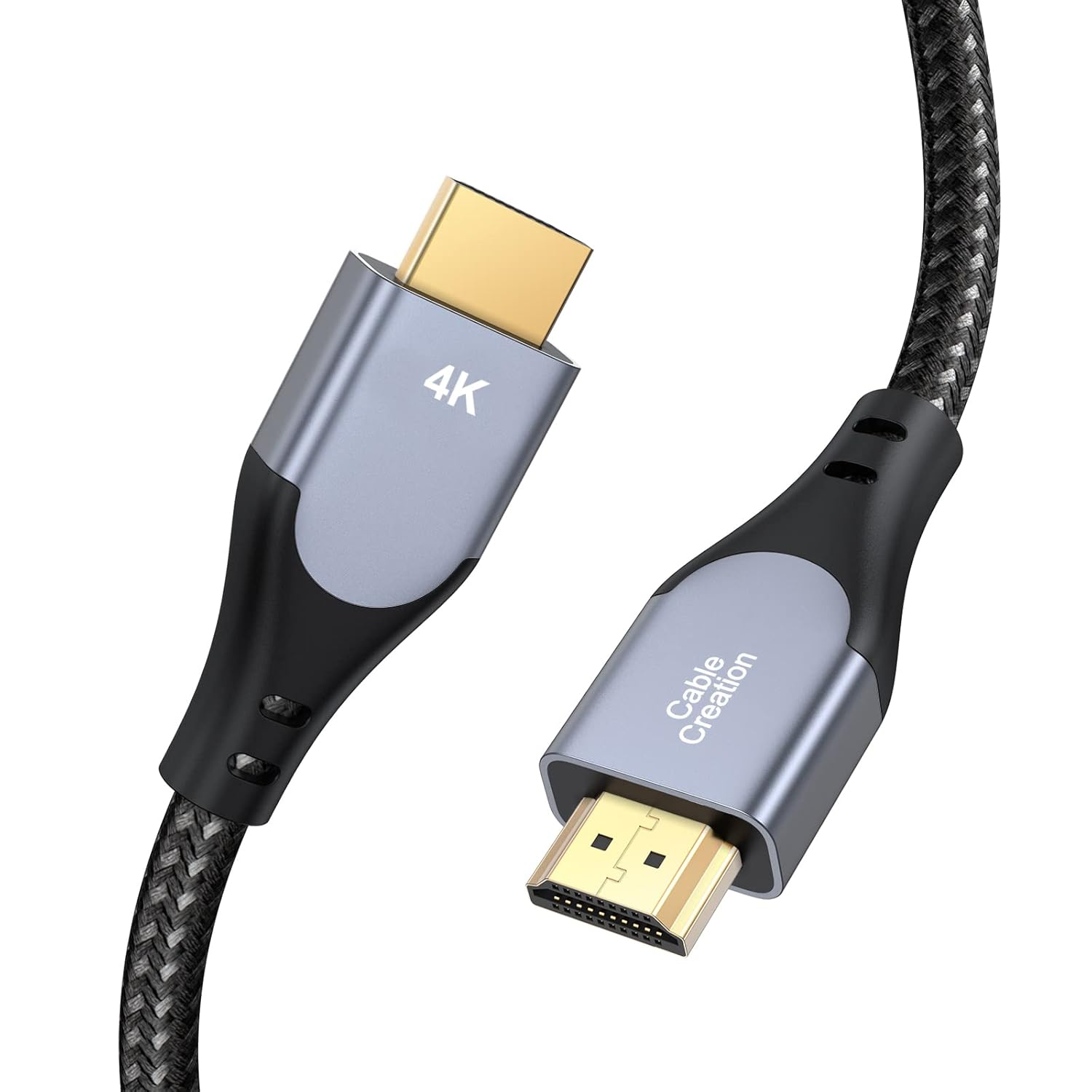 HDMI Cable 4K@60Hz 10 Ft, Cablecreation HDMI Cable, High-Speed 18Gbps, 4K HDR, 3D, 2160P, 1080P, Ethernet Support, Compatible with UHD TV, PS5/PS4, Xbox One, Blu-Ray, PC, Projector and More image number 4