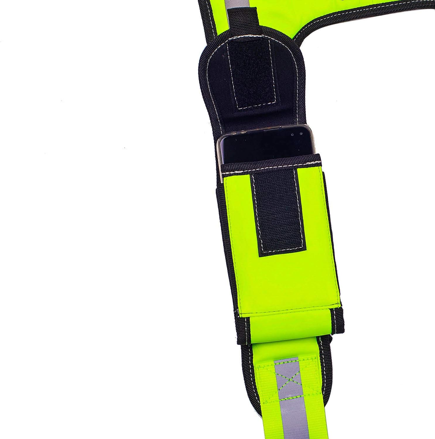 Reflective Tool Belt Suspenders Padded Heavy Duty Work Suspenders for Carpenter Electrician Work image number 3