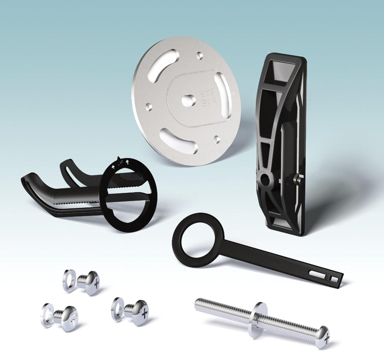 Moen Chrome Home Care Securemount Anchor for Bathroom Shower Grab Bar, 1 Anchor, SMA1005CH image number 2