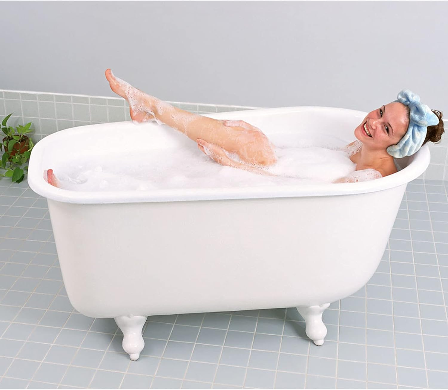 Hairizone 2 Pack Makeup Headbands for Washing Face Shower Spa, Soft and Cute Big Bow Hair Bands for Women and Girls (Light Blue/Roseo) - Pink image number 2