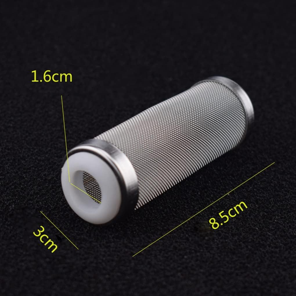 Fish Tank Filter Stainless Steel Inlet Case Mesh Shrimp Nets Special Cylinder Filters Inflow Inlet Protect Aquarium Accessories (Color : L) image number 2