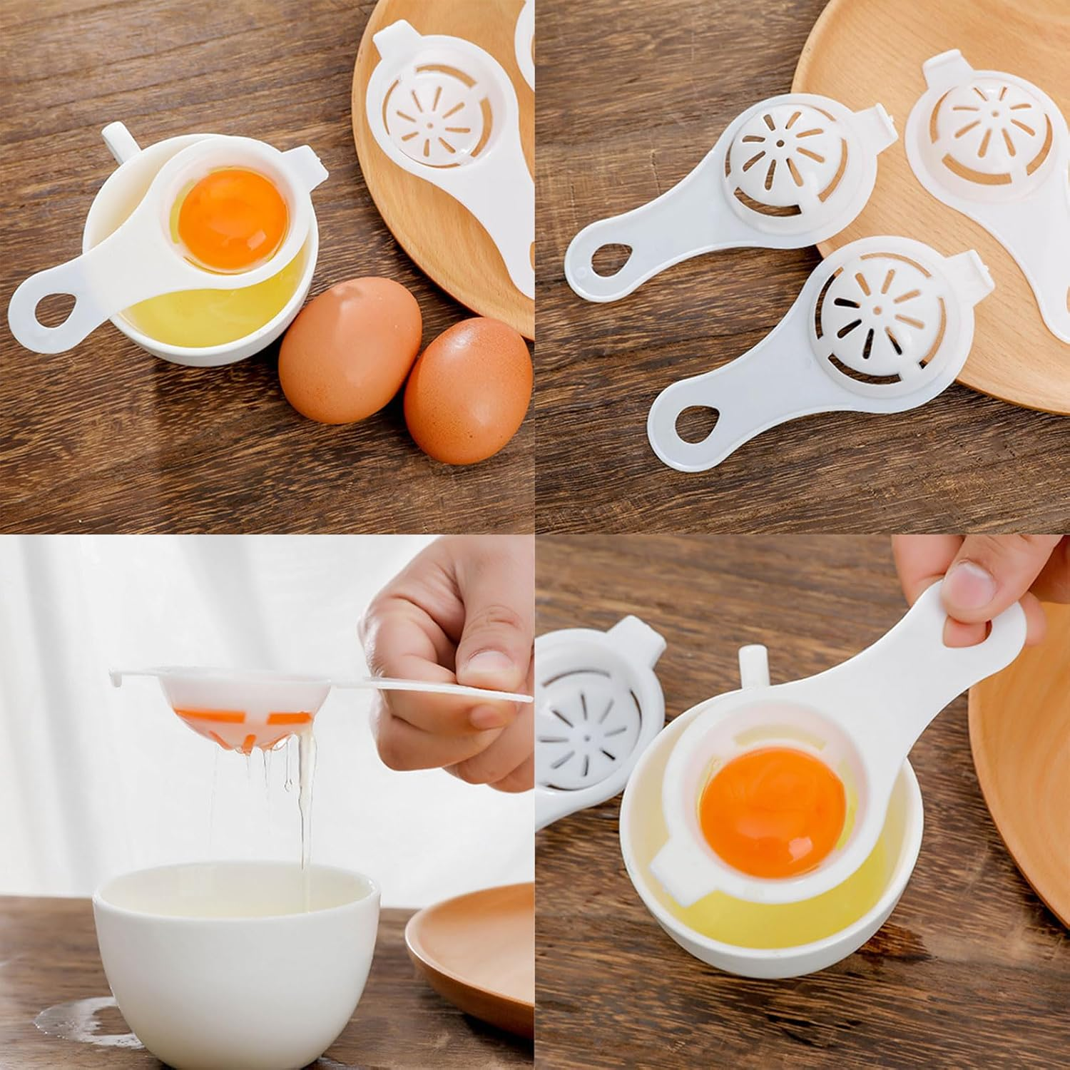 Egg Shell Opener,Egg Shell Opener for Hard Boiled Eggs,2024 New Egg Cutter Egg Cracker Tool,Egg Shell Opener Egg Separator for Raw Eggs for Home Kitchen Use.3Pack image number 3