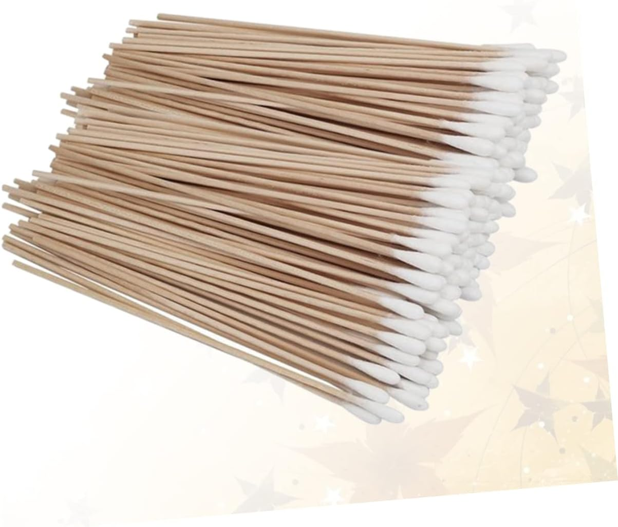 4Packs Pet Cleaning Swabs Single Head Cotton Swabs Wood Stick Cotton Buds for Pets Creative Cleaning Tool for Dog Grooming image number 1