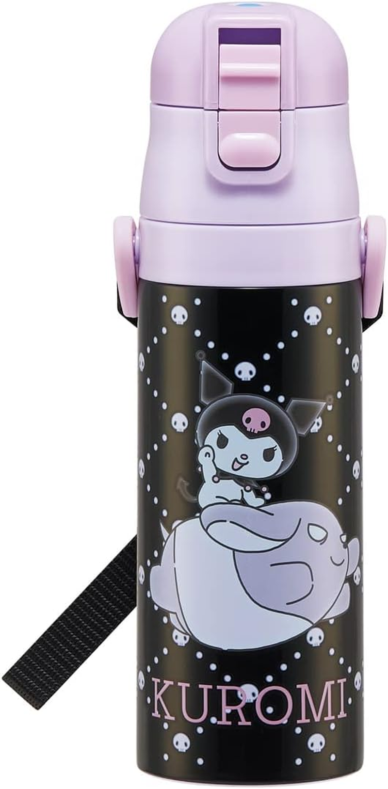 SDC4 Stainless Steel Kids Water Bottle, 16.1 Fl Oz (470 Ml), Direct Drinking, Sanrio Chromi, Lightweight Type, Vacuum Insulated Construction, Cold Insulation - Blue image number 4