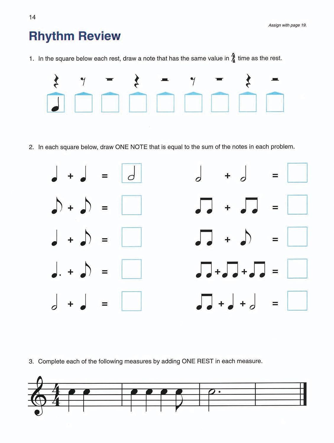 Alfred'S Basic Piano Library Theory 2 image number 5