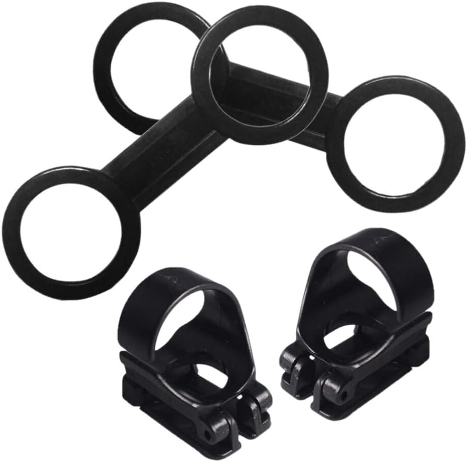 HANABASS 4Pcs Scuba Dive Universal Plastic Clip Diving Mask Snorkel Keeper Retainer Snorkel Hose Holder Replacement Snorkeling Diving Equipment image number 6
