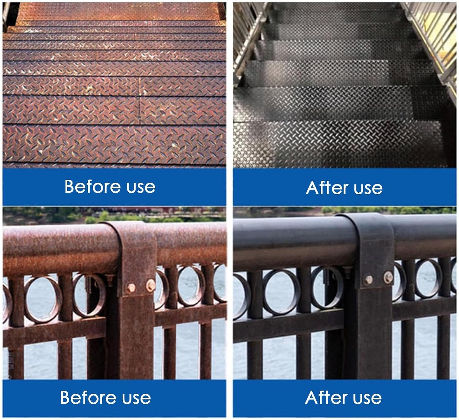 Rust Converter for Metal | 500Ml Rust Converter Metal Primer | Highly Effective Water-Based Rust Converter for Metal, Football Goal, Tractor, Grille, Door, Car, image number 1