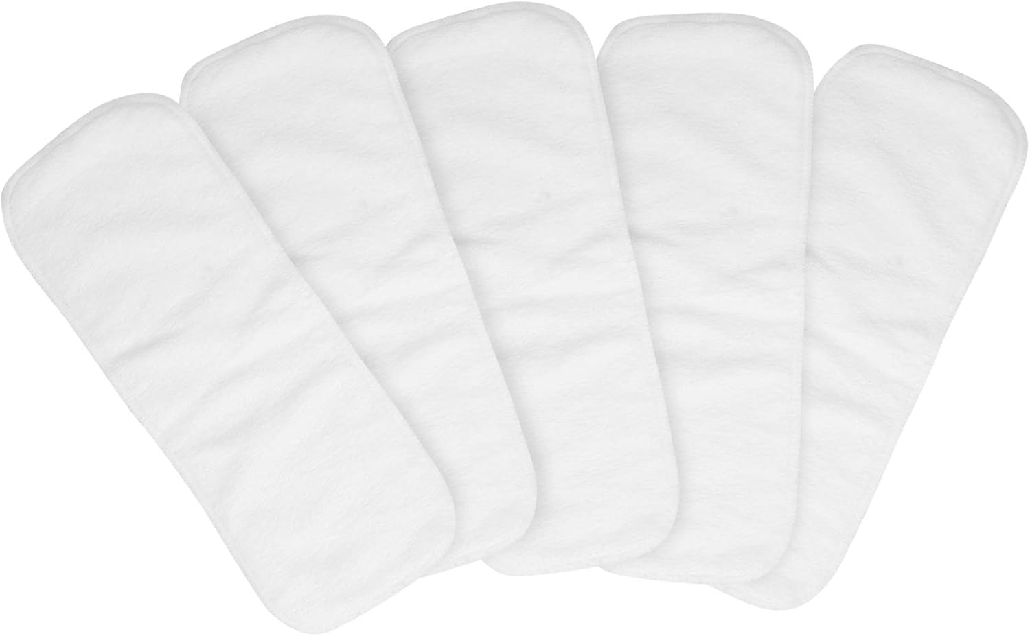 Inserts for Microfiber Babies for Diapers Fabric, Coating Reusable Diapers Super Soft, Package 5 (Five Pieces per Pack 35 * 13.5Cm) image number 1