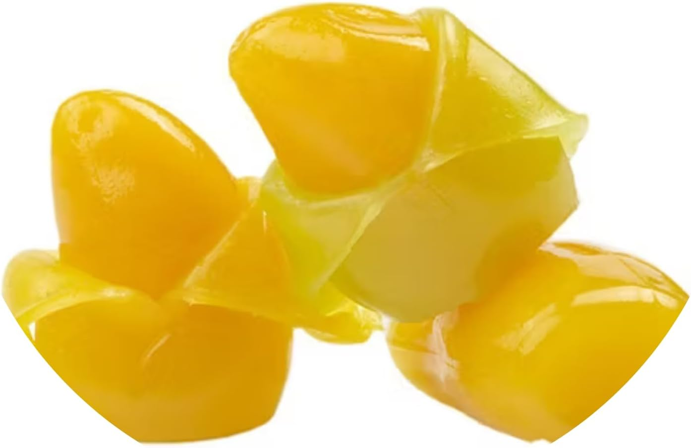 Juicy Jelly Peeled Gummy Mango Lollies, Yellow Fruit-Shaped Sweets, 1Kg image number 6