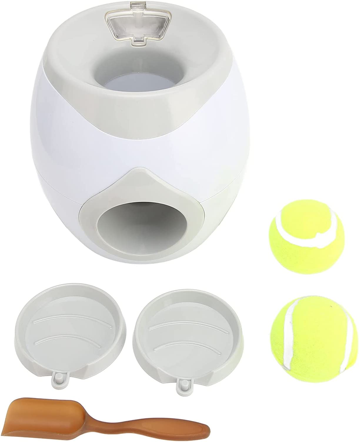 Dog Tennis Food Reward Machine Interactive Dog Ball Feed Machine with Feeding Flat Tray for Dog Puppy Makes Your Pet Healthier, More Energetic and Flexible for Small to Medium Size image number 3