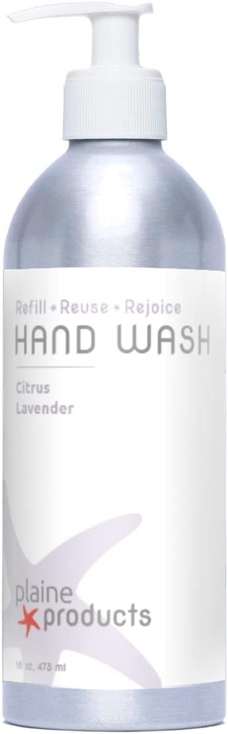 Returnable, Refillable Hand Wash: Citrus Lavender 16 Oz (Refill without Pump) image number 2