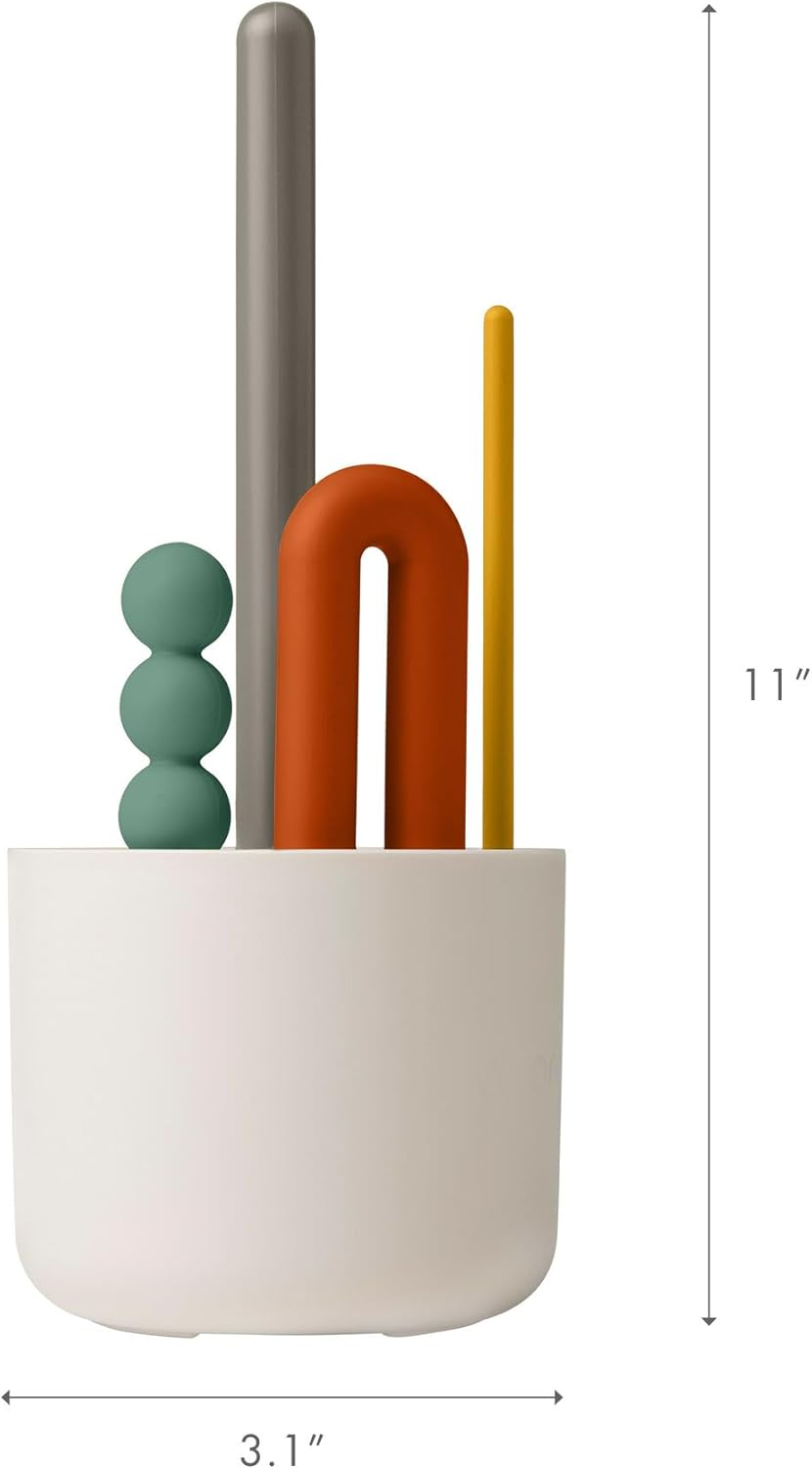 Boon MOD&trade; Baby Bottle Cleaning Brush Set - Deco image number 6