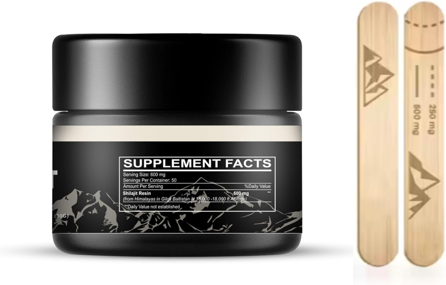 Pure Himalayan Organic Shilajit Resin 60Grams | High Potency Mineral Supplement with Fulvic Acid | 100 Servings for Energy Boost & Immune Support