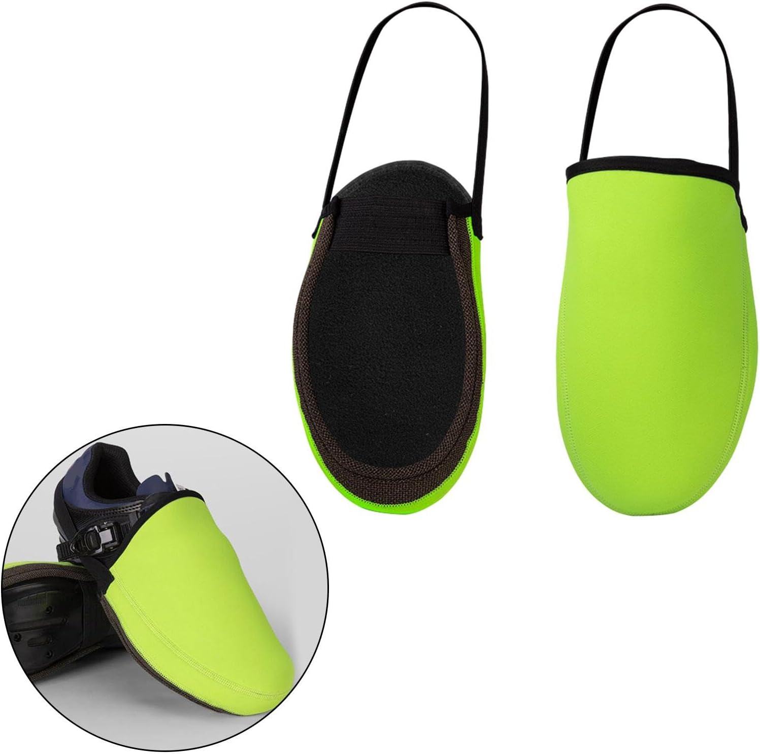 Generic Cycling Shoe Toe Cover Bike Overshoes Toe Warmers Bicycle Shoe Toe Protector Cold Weather Bike Shoe Covers image number 3