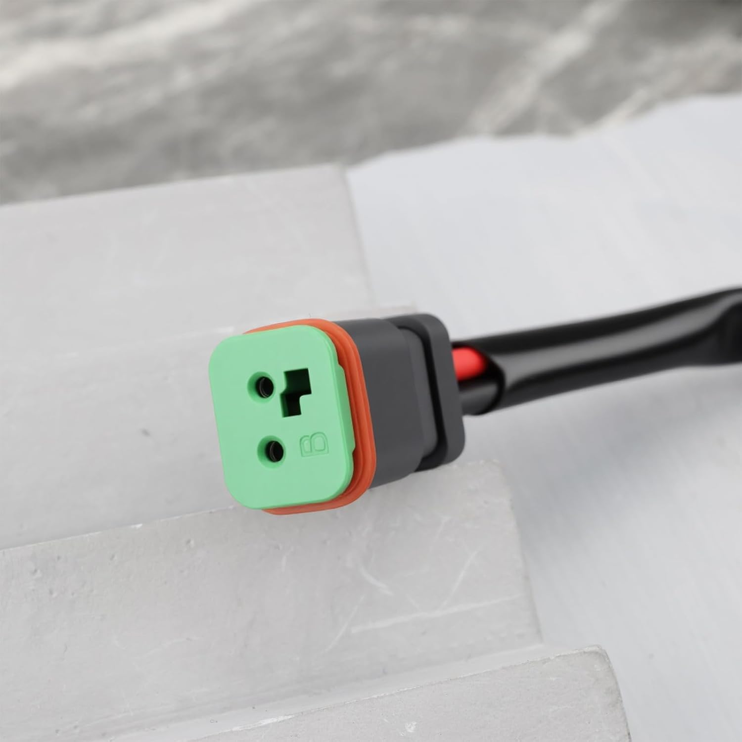 Ecsing 2Pcs 9006/HB4/9005/HB3 Male to 2-Pin DTP Female Adapter for LED Light DIY Retrofit image number 3