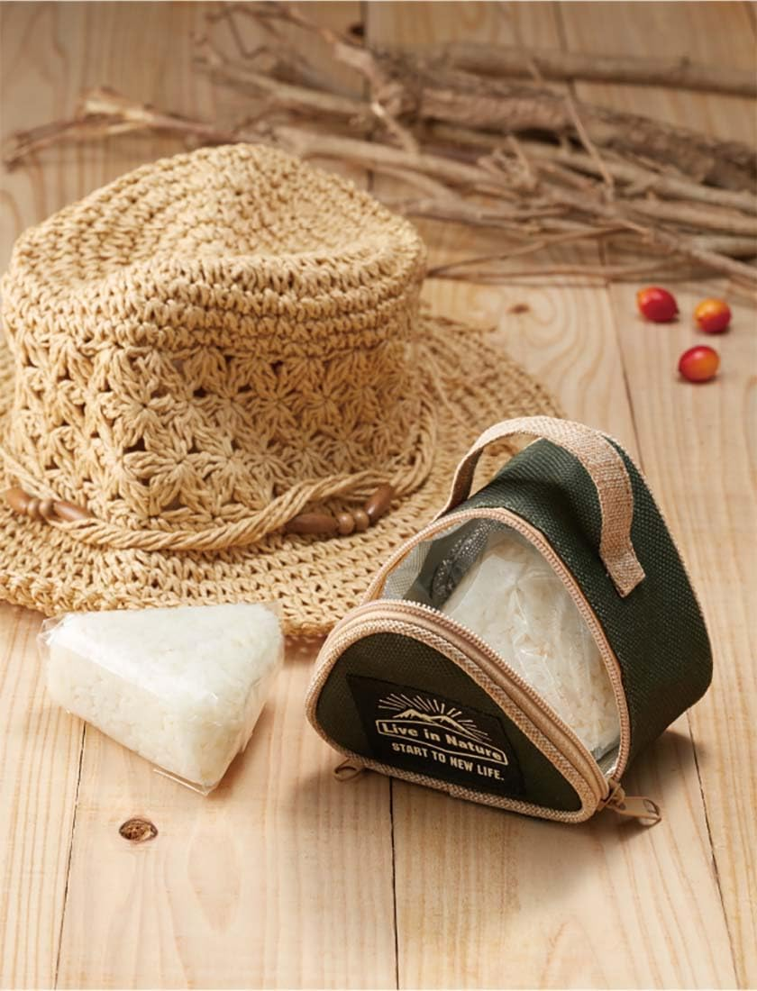 SKATER Insulated Rice Ball Lunch Bag - 2 Pieces Rice Ball Pouch - Disney Retro Pooh - Yellow