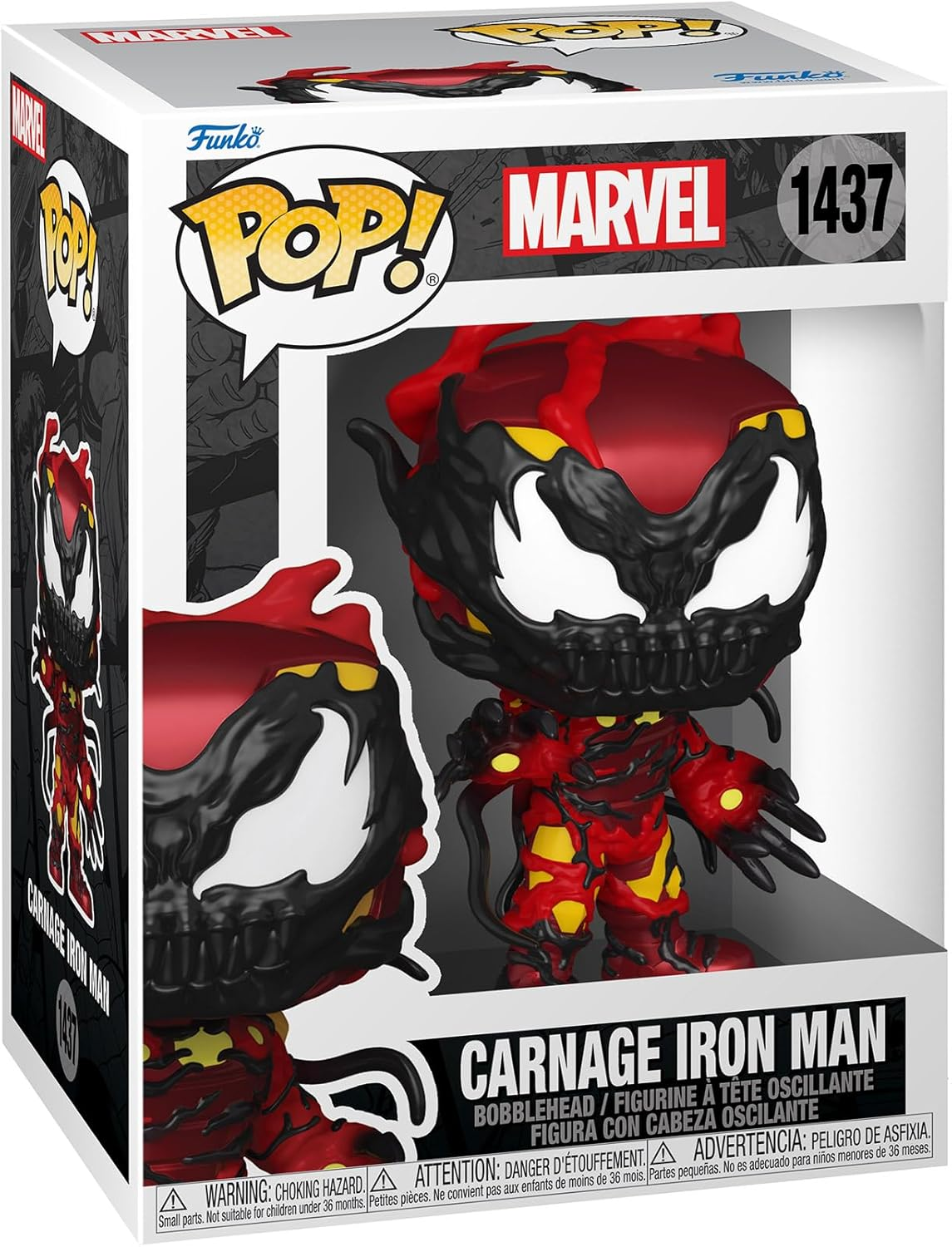FUNKO POP! Marvel Comics: Carnage-Ized - Iron Man image number 2