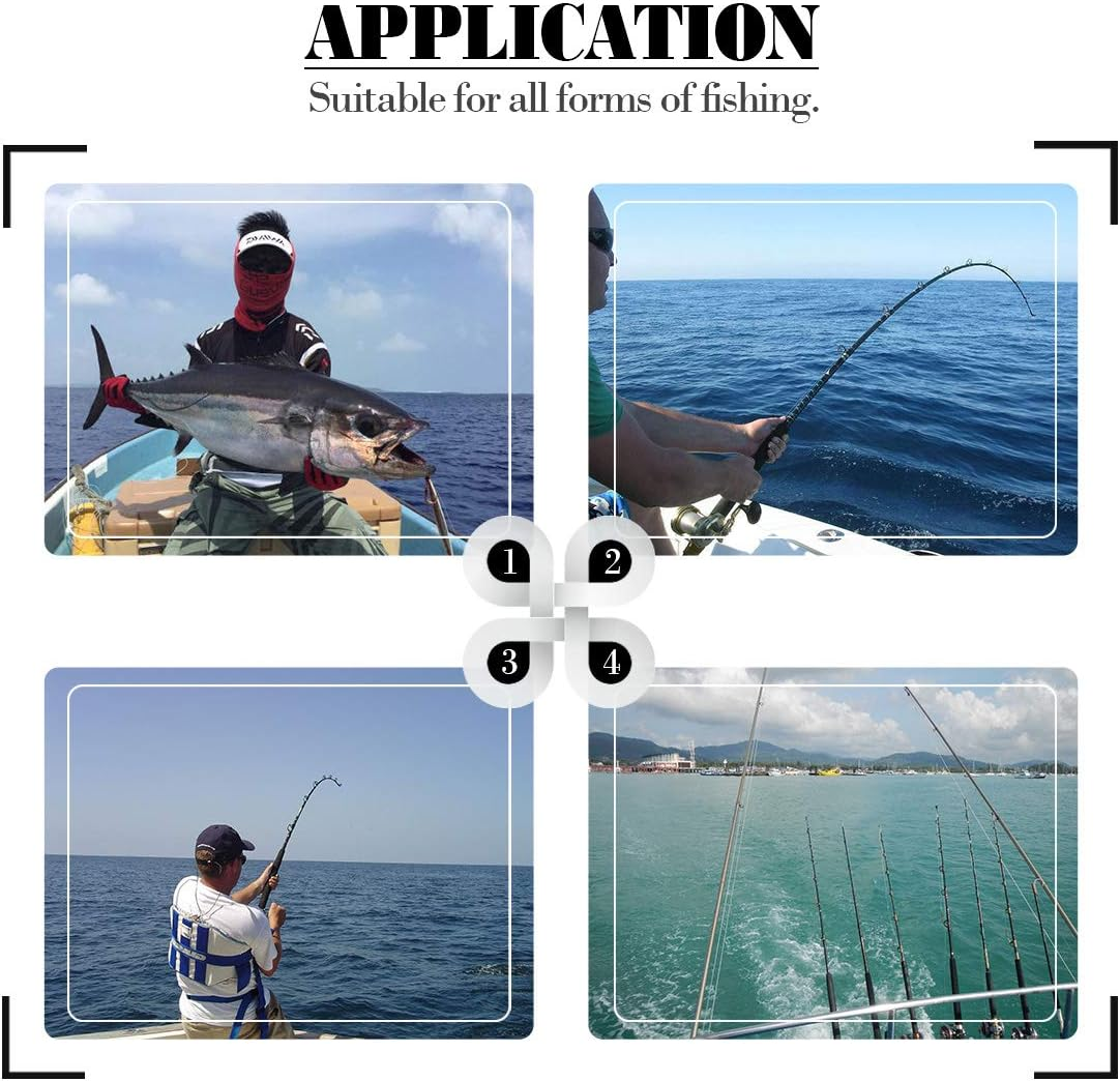 Glarks 250Pcs #1#2#4#6#8 Strong Stainless Steel Duo Lock Snaps Nice Swivel Slid Rings Fishing Lure Hook Connector Freshwater Saltwater Fishing Gear Accessories Assortment Kit - Test: 40LB-220LB image number 5