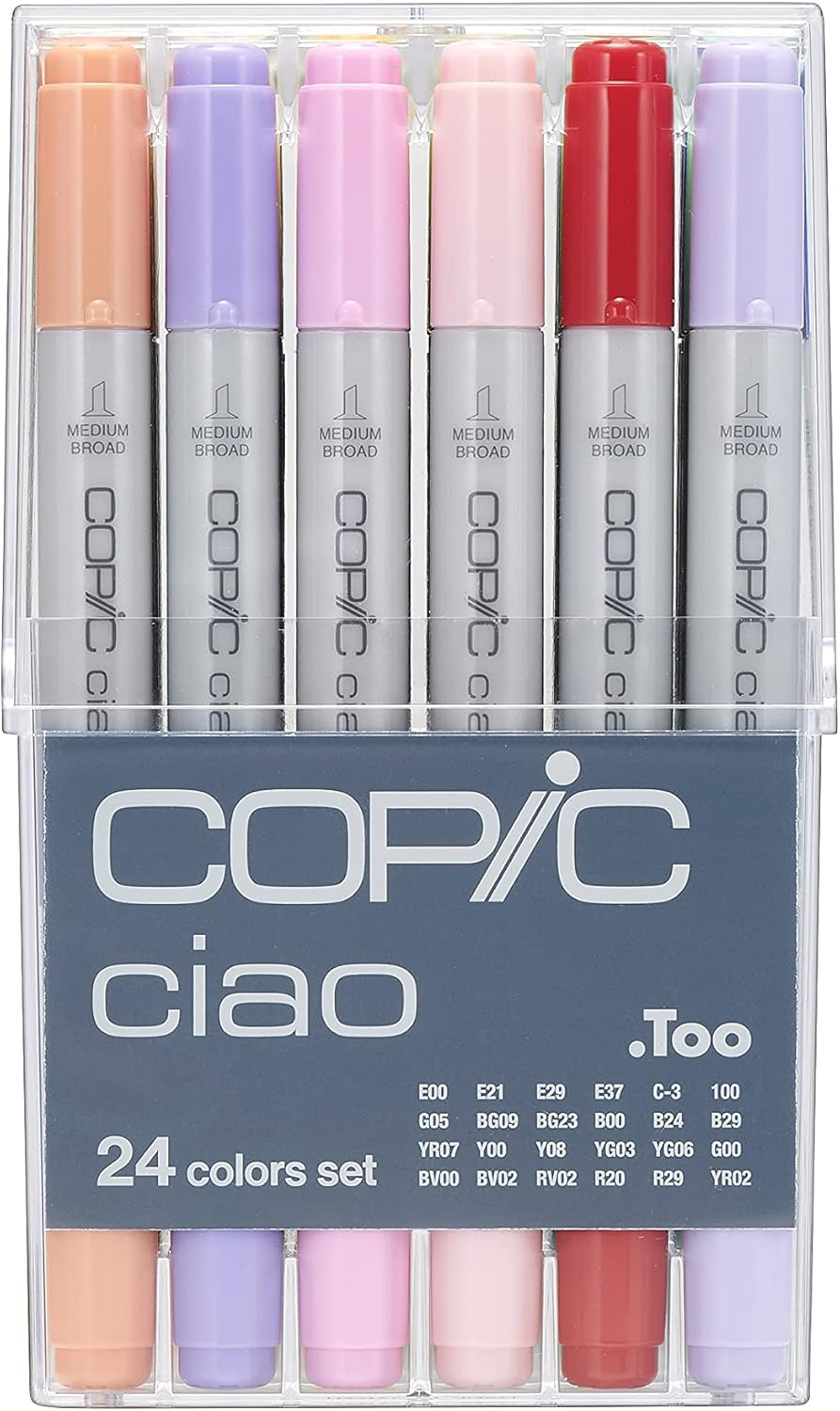 Copic Ciao Markers 24Pc Basic Set image number 1