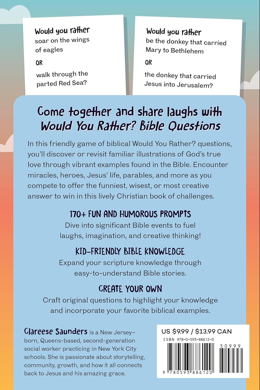 Would You Rather? Bible Questions: a Fun Bible Game for Kids and the Whole Family! image number 1