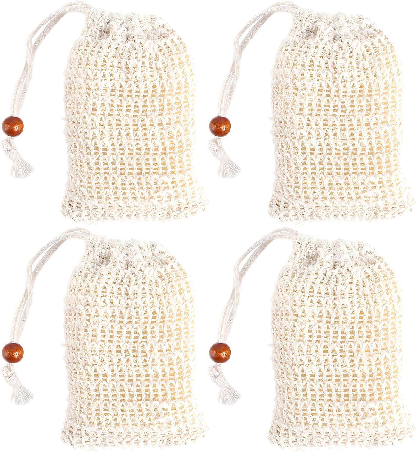 Eco-Friendly Skincare, Natural Exfoliation, Cotton Bathroom Accessories, Sustainable Soap Storage, Zero Waste Shower Products, Biodegradable Soap Pouch image number 6