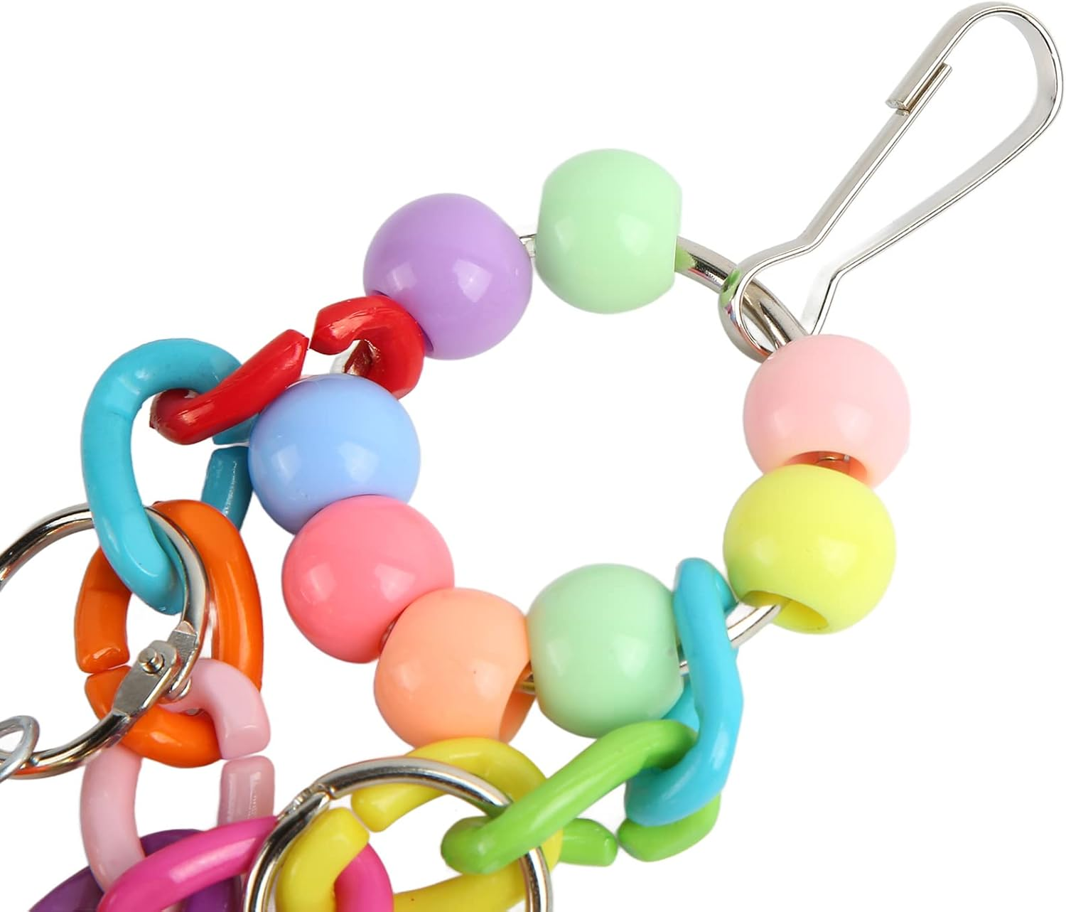 Xiuganpo Bird Bell Toy, Bite Resistant, Relieve Anxiety, Hanging Toy, Stainless Steel and Copper Acrylic Material image number 4