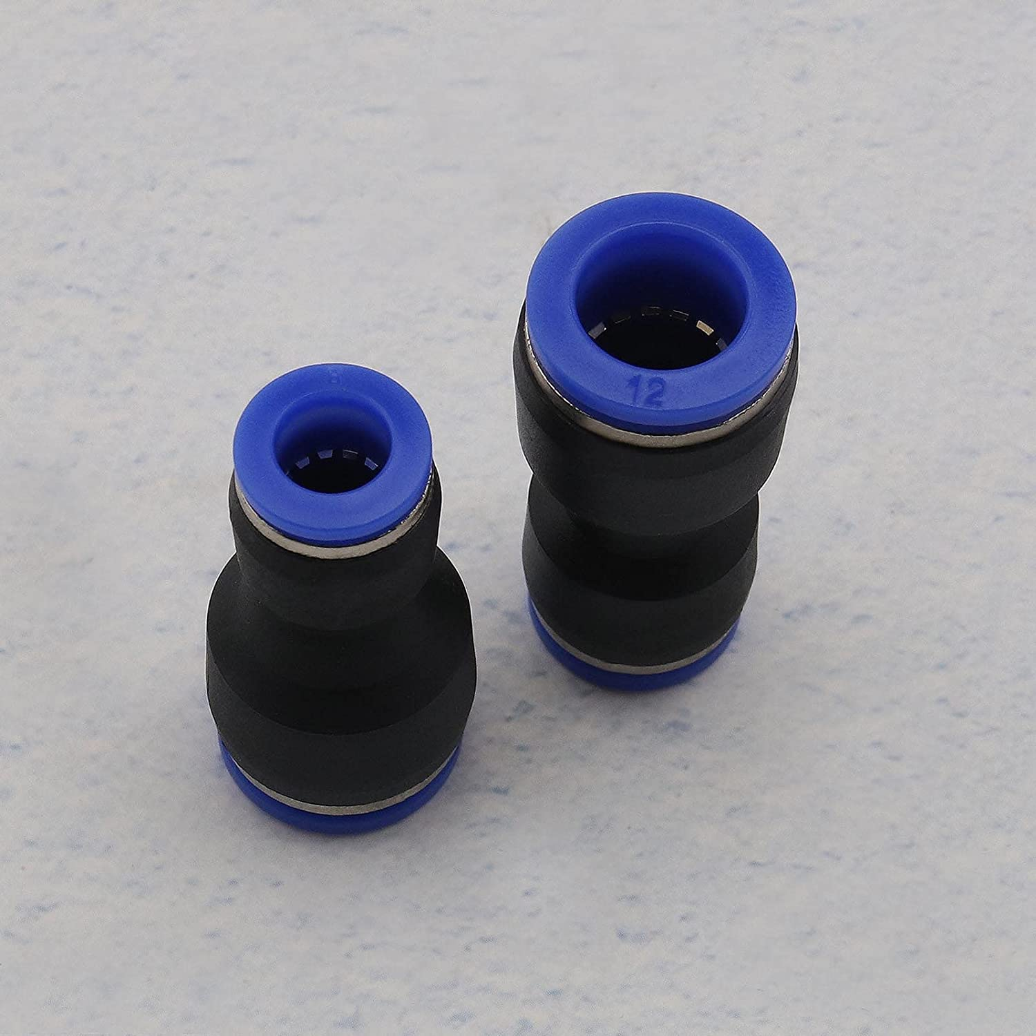 Emsea 24Pcs Pneumatic Push to Connect Fittings Pipe Joint Kit Reducer Adapter image number 1