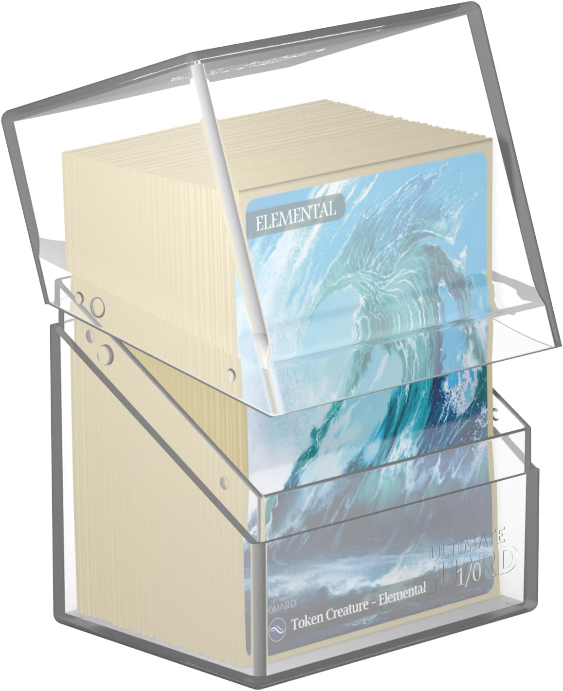 Ultimate Guard: Deck Box &ndash; Boulder 80+ &ndash; Clear image number 4