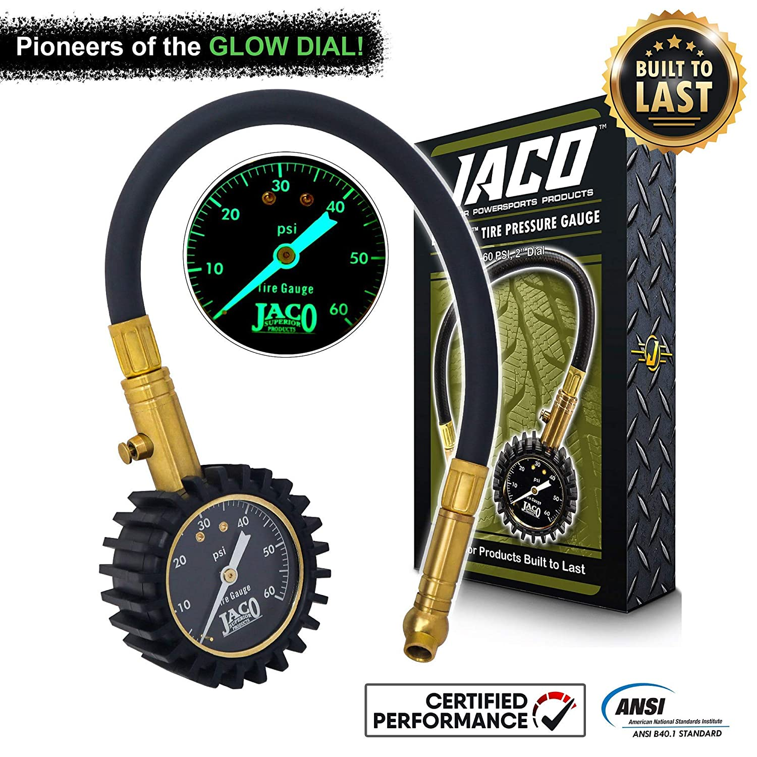 JACO Elitepro Tire Pressure Gauge - 60 PSI image number 4