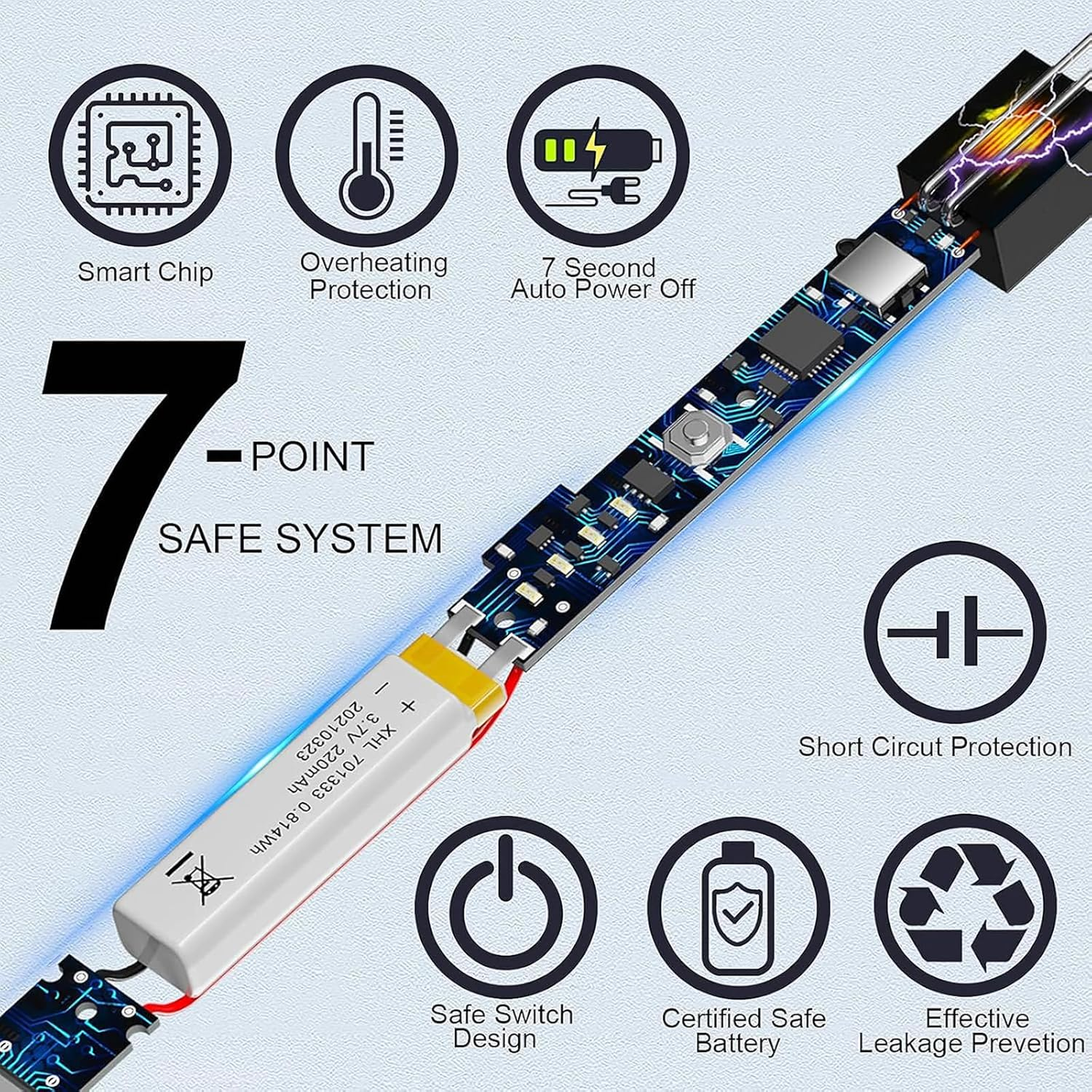 Electric Plasma Candle Lighter Arc Windproof USB Lighter with 360&deg; Flexible Neck, Rechargeable Lighter with Safety Lock for Candle BBQ Camping Stove (Gold) image number 3