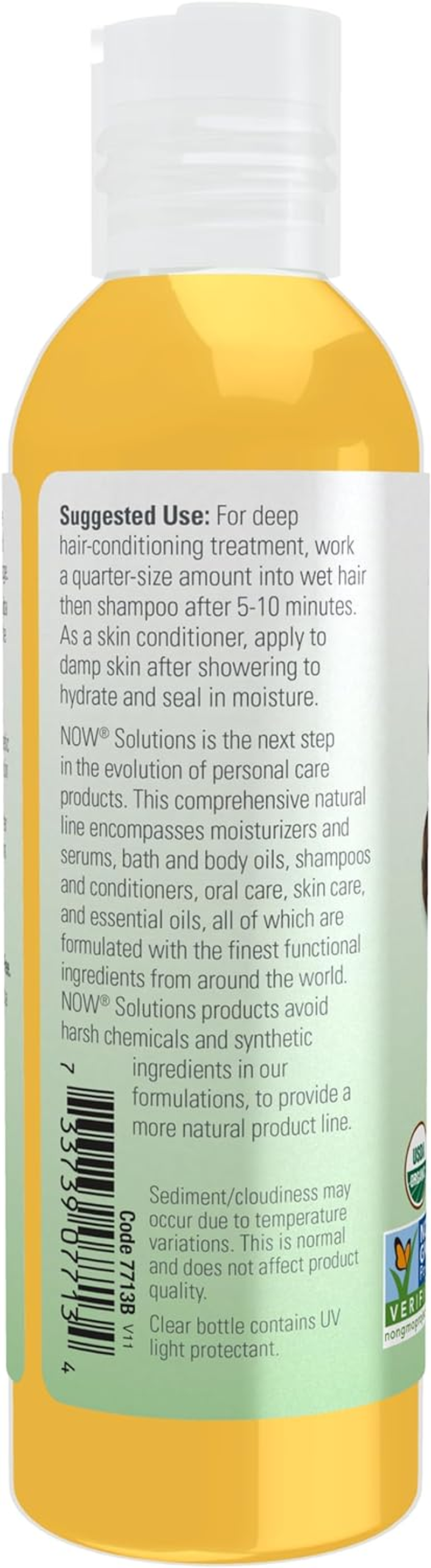 NOW Organic Jojoba Oil,4-Ounce image number 1