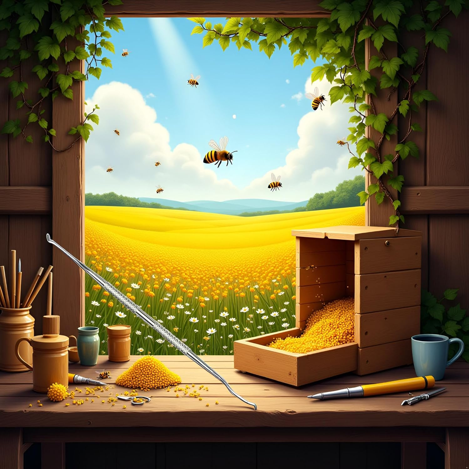 1 Piece Silver Beekeeping Grafting Tool Double Head Beekeeping Grafting Needle Beekeeping Moving Needle Tool Stainless Steel Queen Moving Needle Queen Bee Grafting Tool Patio, Farm and Ranch image number 4