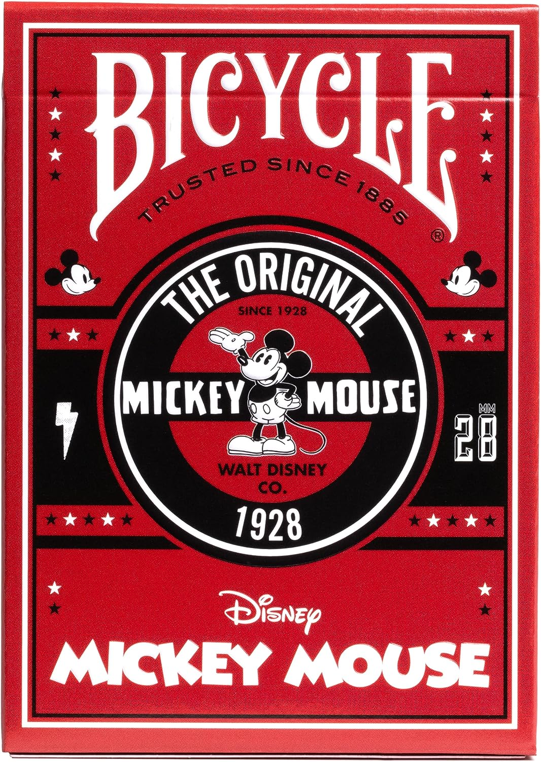 Bicycle Disney Mickey Mouse Classic Playing Cards Deck, Red image number 2
