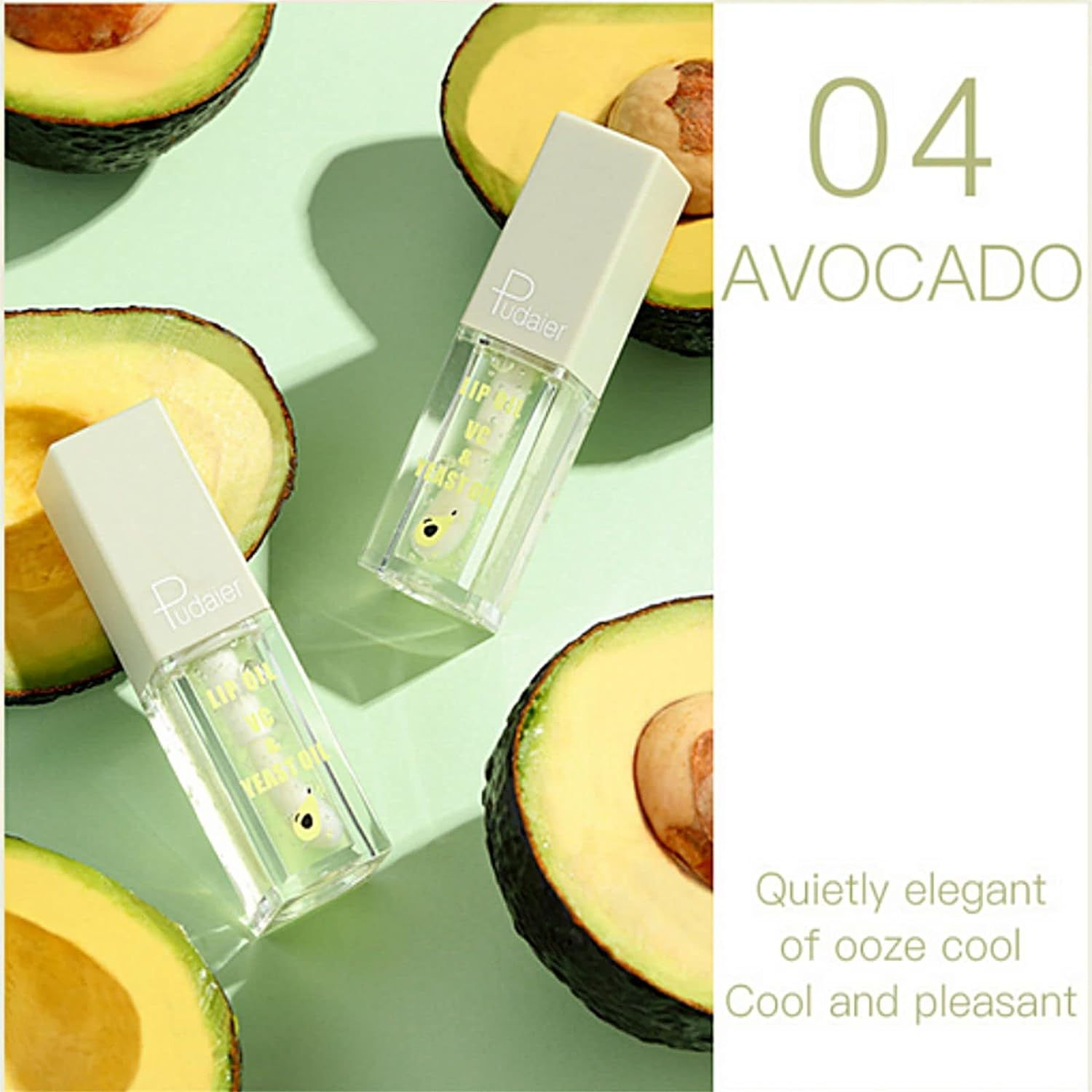 Roseflower 4 PCS Plumping Lip Oil Set - Transparent Toot, Watery Glass Finish, Fruit Essence Moisturizing, Nourishing Hydrating for Women and Girls image number 4