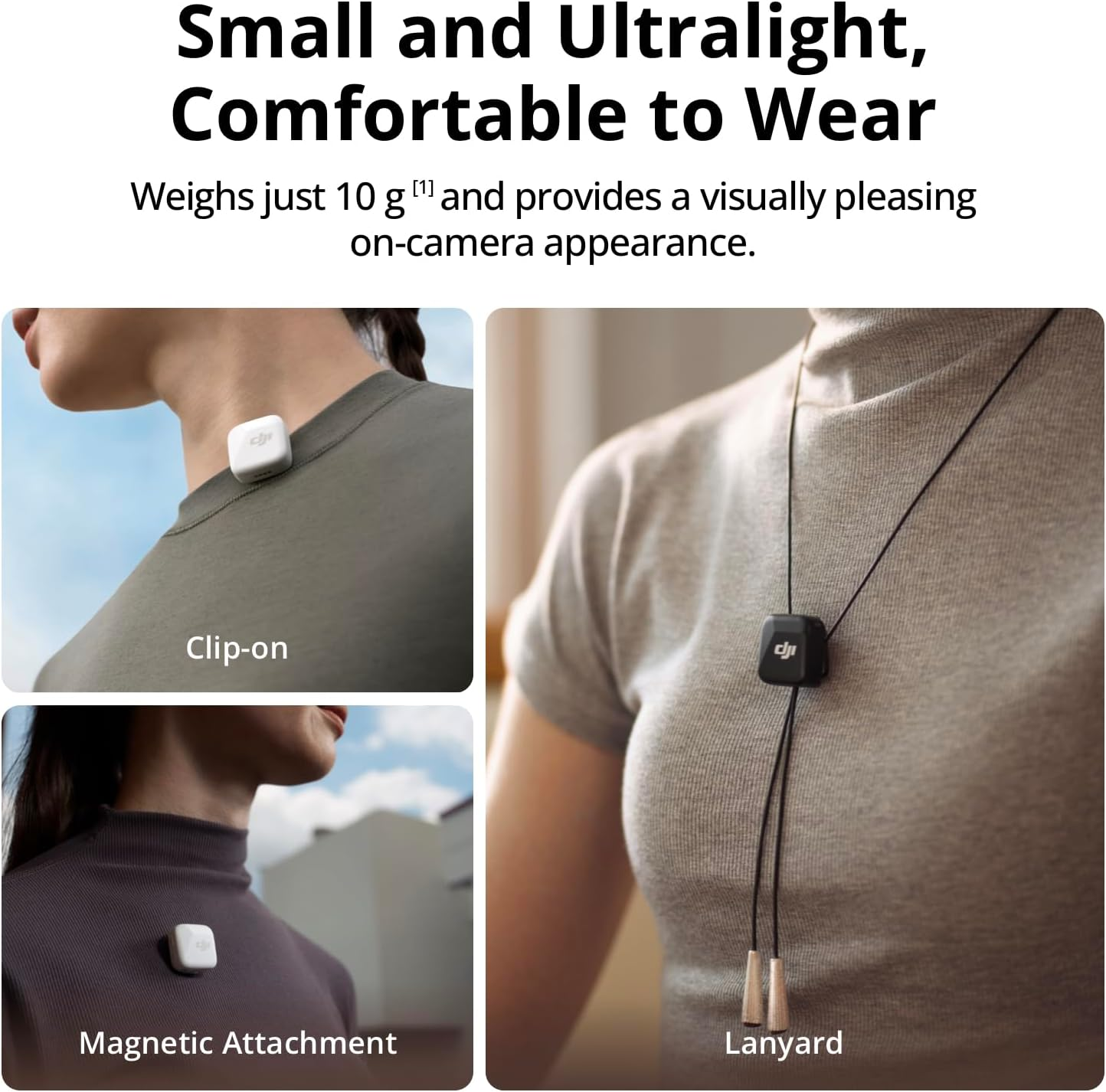 DJI Mic Mini (2 TX + 1 RX + Charging Case), Ultralight, Detail-Rich Audio, 48H Use, Noise Cancelling, Automatic Limiting, Wireless Microphone for Camera/Iphone/Android, Vlog, Streaming image number 4