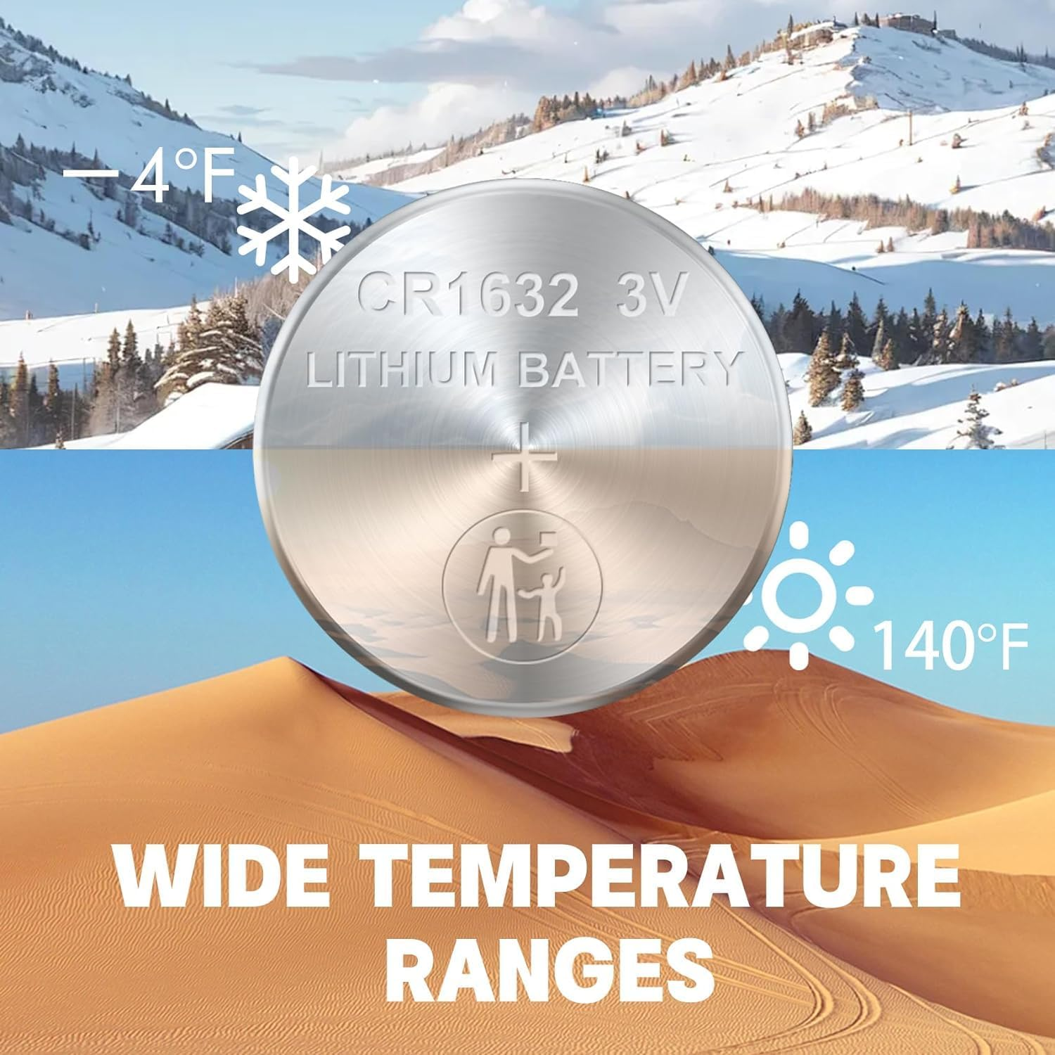 15Pack CR1632 3V Lithium Battery CR 1632 3V Lithium Battery Retail Pack Compliant with Coin Battery Safety Standards 2020 image number 2