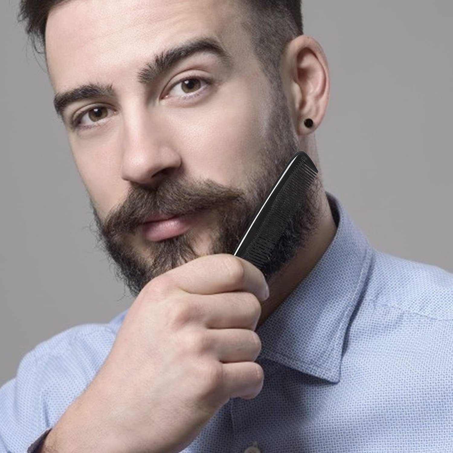 Etercycle 24 Pieces Pocket Hair Combs, 5 Inch Unbreakable Black Comb Great for Travel Used on All Hair Types - Men'S Hair, Women'S Hair, Beard, Mustache and Sideburns