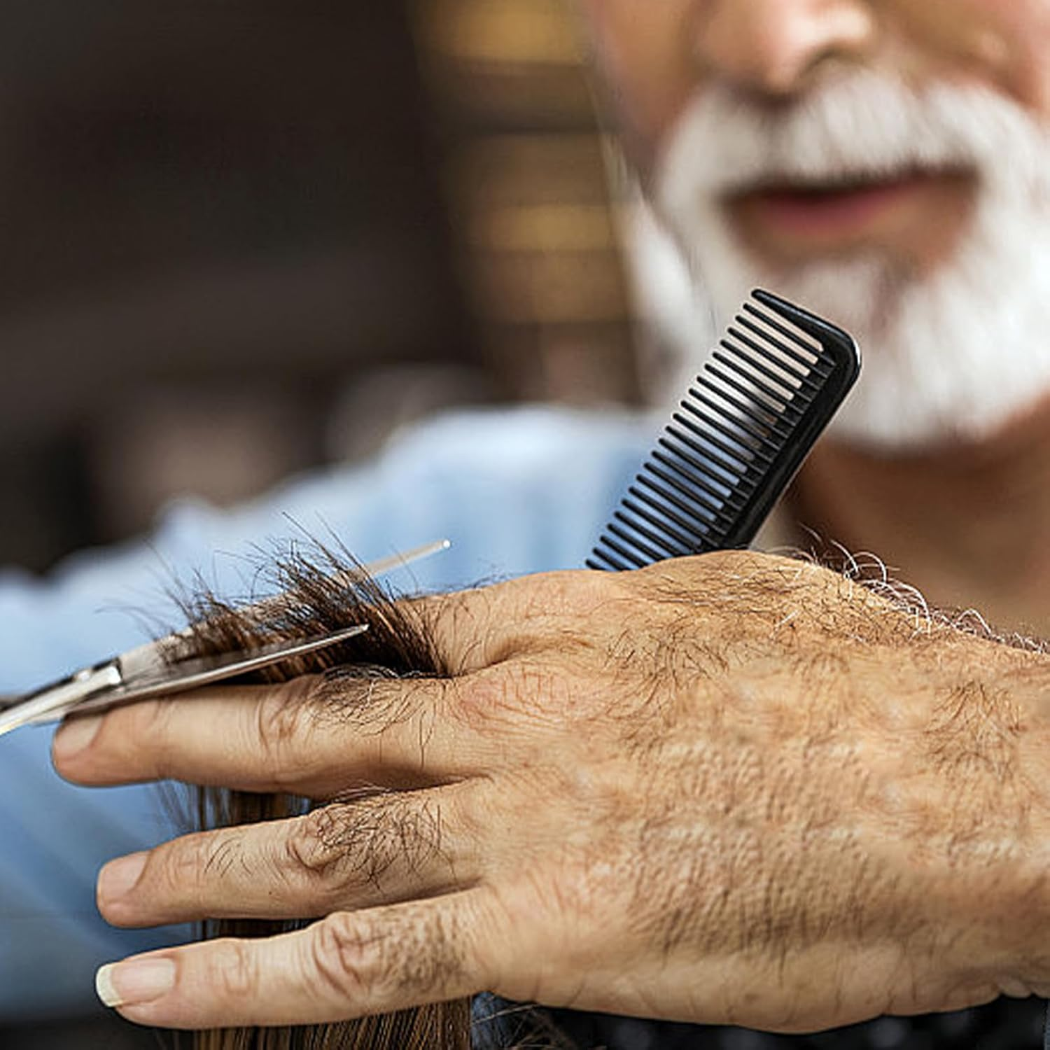 Men'S Beard Comb, Pocket Comb, Folding Comb, Mini Comb, Pocket Comb, Stainless Steel, Foldable, Pack of 1 image number 6