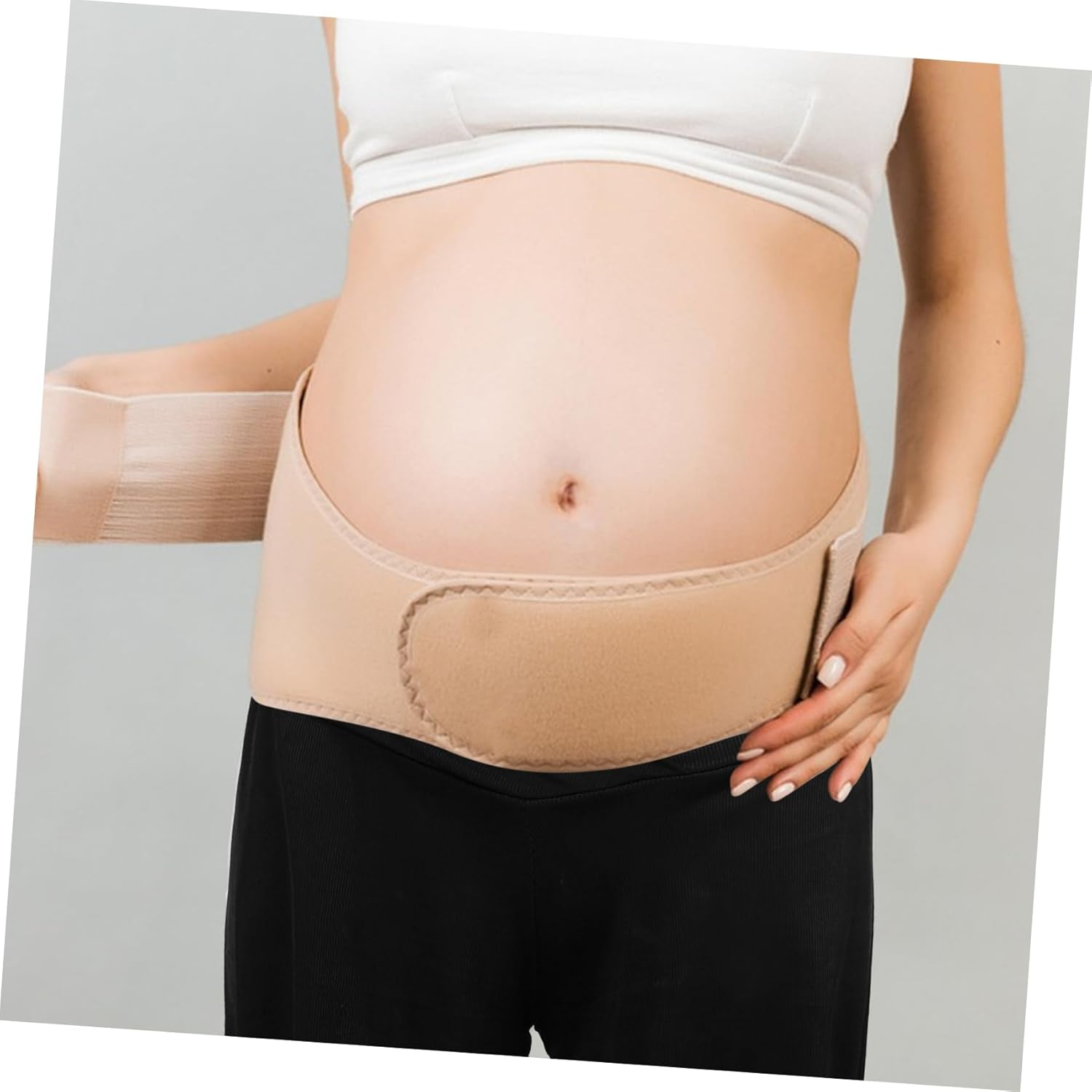 Stretchy Maternity Pants Postpartum Pants Pregnancy Biker Shorts Pregnancy Sleepwear Stretchy Pajamas Black Cloth