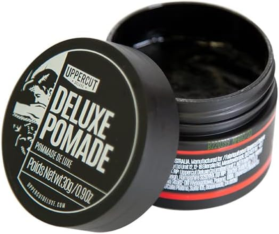 Uppercut Deluxe Deluxe Pomade, Mens Pomade High Shine and Strong Hold, Water Based Pomade for Men, Mens Hair Product for Classic Looks for Short to Medium Lengths 30G image number 5