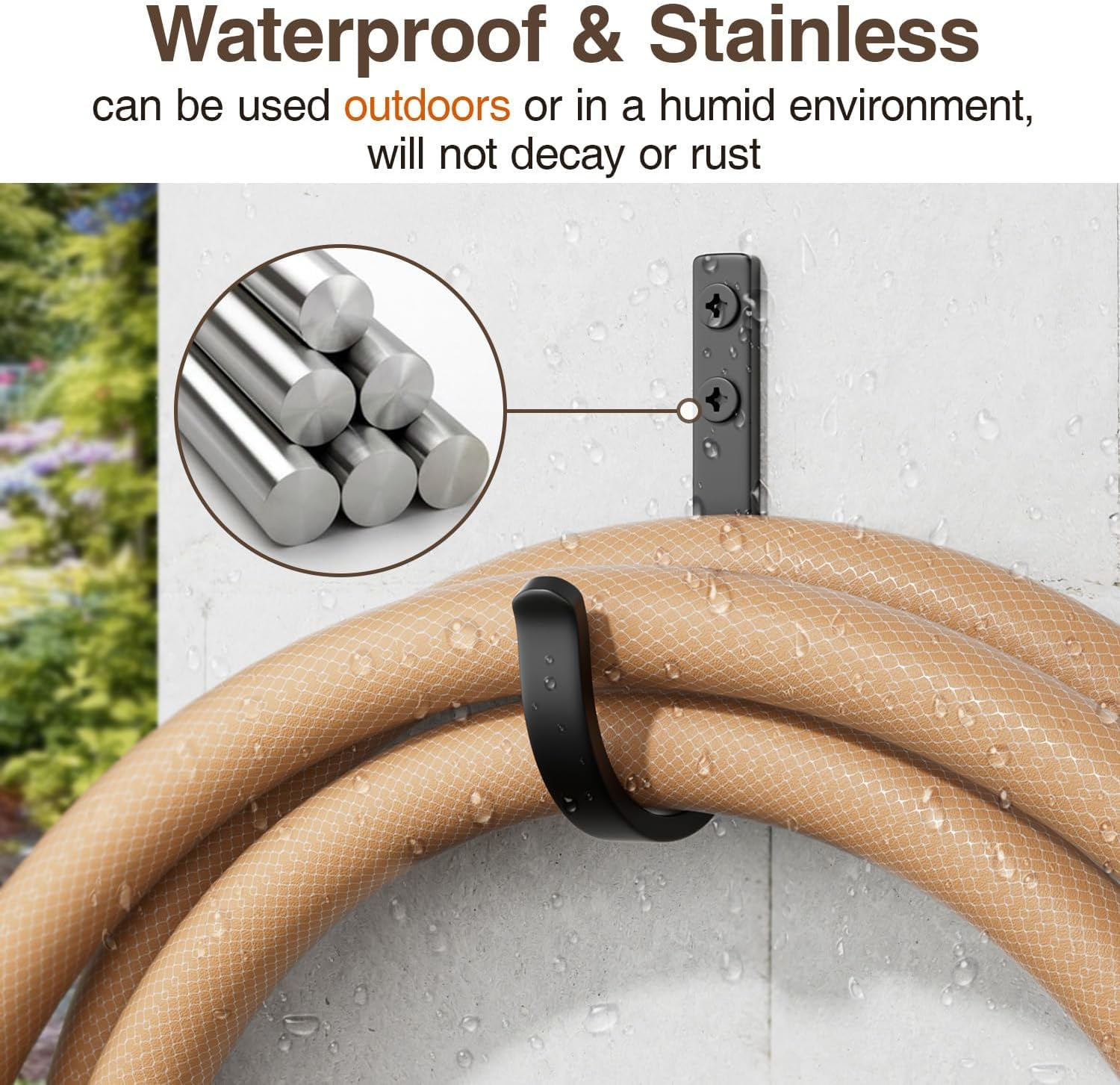 Josmimic 10-Pack Wall Hooks for Towel/Coat - 22LB Heavy Duty Metal Hanger Wall Mount, for Outdoor, Closet, Door, Shelf, Bathroom, for Backpack, Cup, Clothes, Mug, Black Matte, Screws Included image number 5