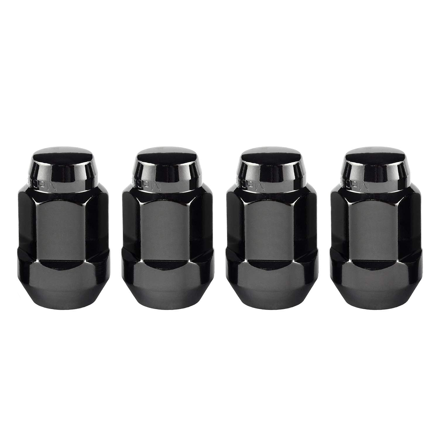 Mcgard 64015 Black Bulge Cone Seat Style Lug Nuts (M12 X 1.5 Thread Size) - Set of 4 image number 1