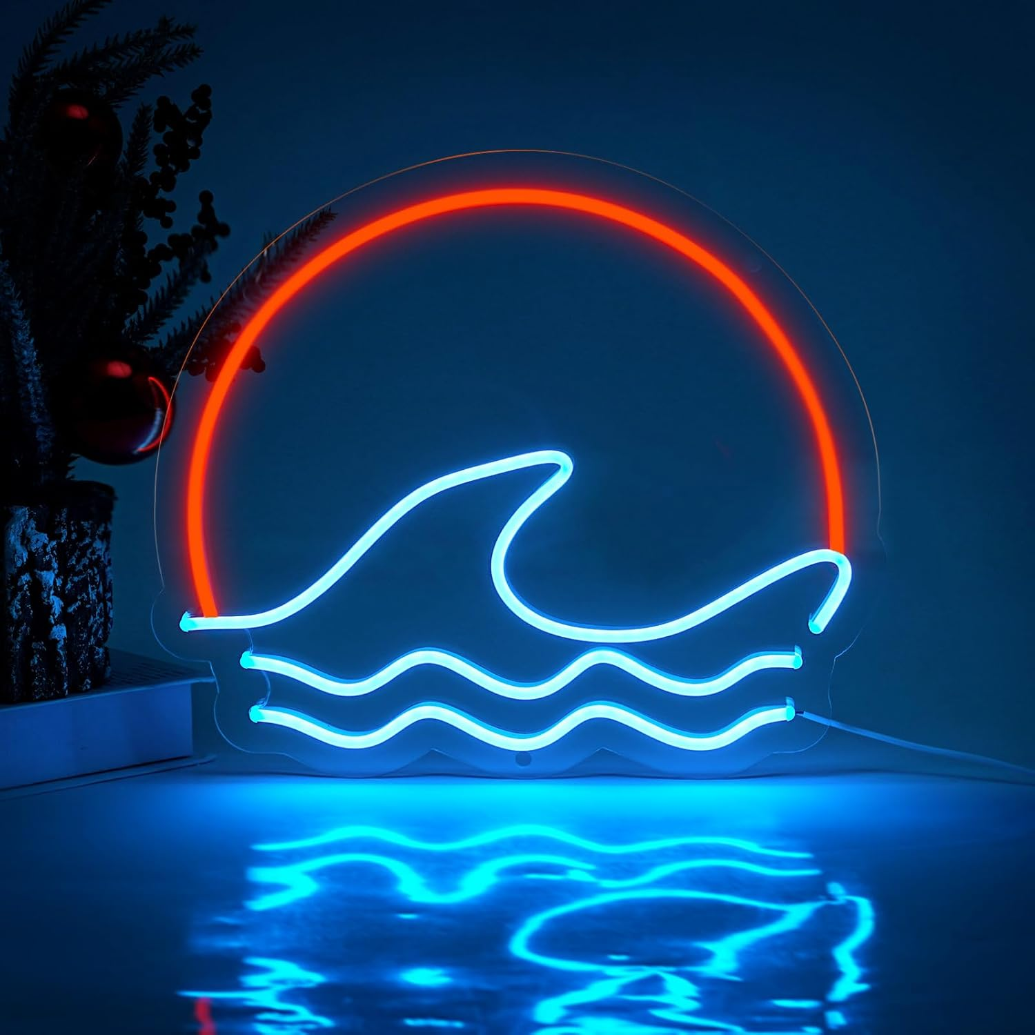KANAYA Snacks Led Neon Sign Warm White Dimmable, USB Powered Wall Art Decor for Snack Bar Cake Candy Shop Stall, 15 Inch